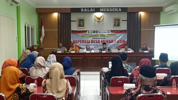 MUSDESUS PEMBENTUKAN KOPERASI MERAH PUTIH DESA JATIMULYO KECAMATAN KAUMAN TULUNGAGUNG TAHUN 2025