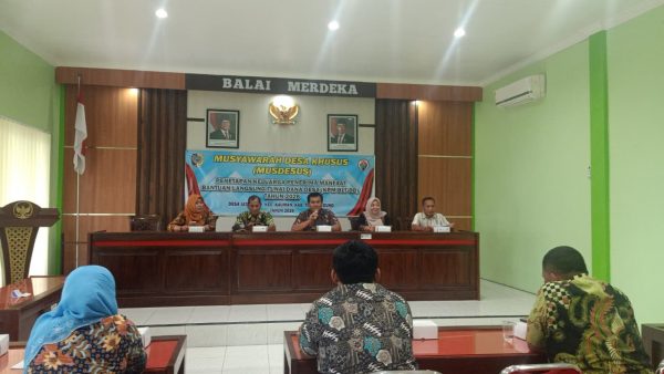MUSYAWARAH DESA KHUSUS PENETAPAN PENERIMA BLT DD DANA DESA TAHUN 2026