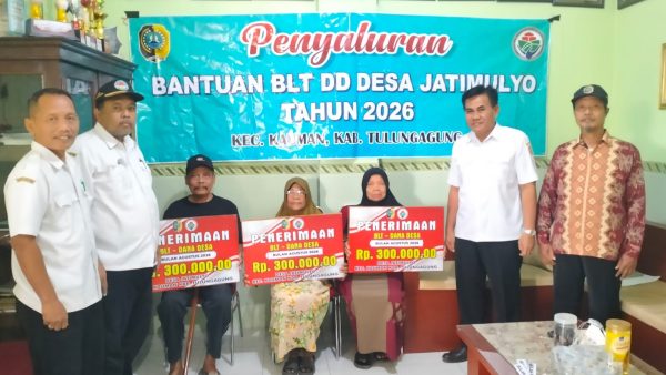 PENYALURAN BLT DD BULAN JULI SAMPAI BULAN SEPTEMBER DESA JATIMULYO KAUMAN TULUNGAGUNG TAHUN 2026